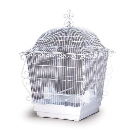 Prevue Pet Products Prevue Pet Products 220W Jumbo Scrollwork Cage - White 220W